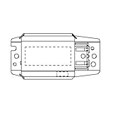 パナソニック グロー式（スタータ形）蛍光灯用安定器 FL15 1灯用 100V 60Hz 半田レス端子（SL端子）付 FZ15111294SW(GX1511MA-15)