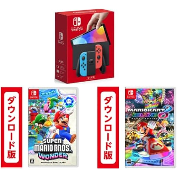 Amazon.co.jp: Nintendo Switch(有機ELモデル) Joy-Con(L) ネオン 