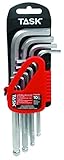 Task Tools T16045 L-Type Hex Key Set, Ball-End Metric, 10-Piece [並行輸入品]
