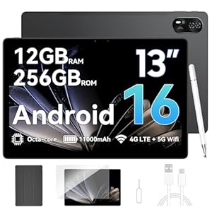 Blackview MEGA8 タブレット 13インチ 2K 90Hz Android 13 大容量RAM/ROM 4G LTE対応
