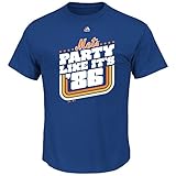 ニューヨーク・メッツMLBメンズParty Like It 's 1986 Tシャツ( Small )