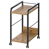 法人様向け オフィスコム メティオ2.0 古木調 PCワゴン キャスター付 幅300×奥行500×高さ592mm HBDK-CPUKB