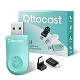 【公式】オットキャスト OTTOCAST MINI【2025最新Miniワイヤレスアダプター】CarPlay＆AndroidAutoをワイヤレス化 プラグ＆プレイ 高い安定性 既存の有線CarPlay/Android Auto搭載車専用 スマホと接続後タイムカーナビ機能 bluetoothハンズフリー通話 98%以上の車種に対応 USB-Type A&C付き 技適認証取得済み 日本語取扱説明書付き