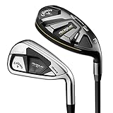 Callaway Golf Rogue ST Max ハイブリッドアイアンコンボセット(右手、スチールシャフト、レギュラーフレックス、3H、4H、5IR - PW、8クラブセット)