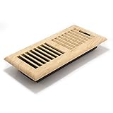 Accord APFRMPL410 Plastic Floor Register with Louvered Design, 4-Inch x 10-Inch(Duct Opening Measure