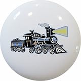 Carolina Hardware and Decor 1478 Train Steam Engine Ceramic Cabinet Drawer Knob by Carolina Hardware
