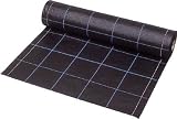 [7561318]ワイドクロス　防草シ－ト　ＢＢ１５１５－１Ｘ１００　ブラック BB15151X100