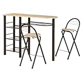 CtoC JAPAN Select カウンターテーブルセット ブラウン 2人用