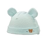[ミキハウス] MIKIHOUSE 【ミキハウス(ベビー)】 お耳つき！無撚糸パイル素材のふんわりベビーフード(帽子) (36-40cm) 40-9226-614 ブルー