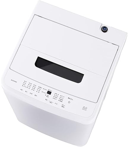 Amazon | アイリスオーヤマ 洗濯機 IAW-T604E-W | アイリスオーヤマ 