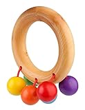 (トイホーム)Toy homeボールビーズガラガラ　木製ガラガラ