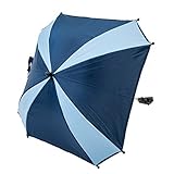 Altabebe AL7003-30 Universal Stroller Umbrella Anti-UV 50 Plus (Marine/Light Blue) by Altabebe