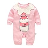 Hzjundasi Newborn 赤ちゃん Romper ジャンプスーツ Long Sleeve Bodysuit アウトフィット コットンClothes