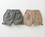 リボン付きショートパンツ2枚組 (80)