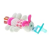 Blesiya 0-2歳　ベビー　おしゃぶりホルダー　おしゃぶりぬいぐるみ　食品グレードのシリコン製　全10種類　かわいい　動物の形 - キャタピラー