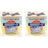 アサヒペン ＵＶ超強プラスチック障子紙テープ ５ＭＭＸ２０Ｍ ＰＴ－２０ ２本セット