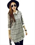 【Wild Cats】レディース トップス シャツ ワンピース マタニティ 妊婦 シンプル 春 春秋 カジュアル フォーマル エコバッグ付き