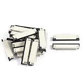 uxcell　フラットケーブルコネクタ　FFC FPCリボンソケットコネクタ プラスチック　金属　1.0mmピッチ　18ピン　20個入り