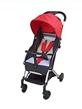 JTC スマイビー コンパクト レッド 操作性が良くコンパクトにたためるベビーカー