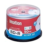 imation イメーション 1回録画用 ブルーレイディスク BD-R 25GB IM081 (片面1層/1-6倍速/50枚)