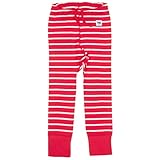 Polarn O PyretクラシックストライプEcoレギンス(ベビー) カラー: レッド
