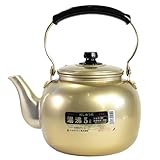 アカオアルミ 湯沸 5l アルミニウム(しゅう酸アルマイト)、ツル・ツマミ(フェノール樹脂) 日本 BYW01005