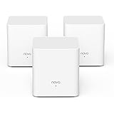 Tenda AX1500 Whole Home Mesh Wi-Fi 6 System, Dual Band Gigabit WiFi Mesh, Smart Ultra-Low Latency Seamless Roaming, Compatibl
