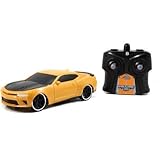 Jada Toys 2016 Chevy Camaro SS BTM Radio Control Vehicle, 7.5", Yellow [並行輸入品]