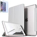 GWAAN【強化ガラスフィルム付き(ブルーライトカット)】iPad 10.2インチ 第9世代 第8世代 第7世代 (2021/2020/2019) と互換性あり スマートカバー ケース 背面半透明 オートスリープ機能 軽量 薄型 ハードタイプ A2602 A2604 A2603 A2605 A2197 A2200 A2198 A2270 A2428 A2429 A2430