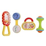 monkeyjack 4pcsベビー幼児用おもちゃRattleハンドShakingベルハンドベル幼児教育ベビーベッドベビーカーPram Toy Kids