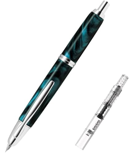 Amazon | 【セット】万年筆 キャップレス・デシモ ペン種：EF／軸色