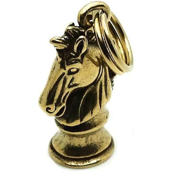 Amazon.co.jp: Kaimed 馬 真鍮 brass ガーディアンベル チェス 御守り