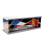 NUEIOVRW 1/64 1/43 1/18 ジオラマ ガレージ 3色調光LED照明付きミニカー展示ケース 適用トミカ・ホットウィールズ 駐車場 トミカ ディスプレイ用 ガレージ (E, 1:64)