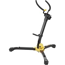 Amazon | K&M アルトサックススタンドJAZZ(Eb-Alt) ST14330 | スタンド