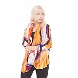 Adoreレディース長袖ツイストフロントカーディガンMulti Print Mサイズ