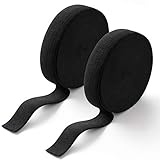 平ゴム 弾性バンド [１個or２個セット (幅２５mm×１０m) 黒ゴム ] パジャマゴム ゴム紐 ズボン用 織ゴム 幅広ゴム パンツゴム ゴム 手芸 裁縫材料 交換バンド 織りゴム 紐 【BEST TOWN】 (２個)