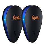ゴシレ Gosear マウス蚊ゴキブリ クリケット バグの虫除けキラー 2 個セット電子超音波害虫制御リペラー プラグ