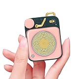 MUZEN Button スピーカー bluetooth 小型 ブルートゥース スピーカー ポータブル ミニサイズ/ワイヤレス/レトロ風/可愛い/ギフト (桜ピンク)