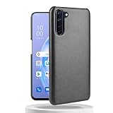 OPPO Reno3 A ケース バンパー 耐衝撃 軽量型 オッポ リノ3 A カバー オッポ リノ 3A スマホカバー Reno3Aケース Reno3Aカバー リノ3Aスマホケース OPPO Reno 3A case 【GoKIGIoD】 レザー調 ハード スマホケース 指紋防止 携帯カバー ビジネス 磁石無し レトロ ブラック