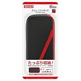 コロンバスサークル（Switch 液晶モデル用/有機ELモデル用） スリムソフトポーチ＜ブラックレッド＞ - Switch用周辺機器