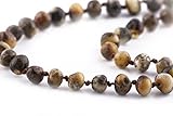 The Art of Cure Baltic Amber Teething Necklace for Baby (Raw Green) - Anti-inflammatory by The Art o