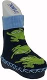 Nowali Baby Boys ' Frogsモカシン カラー: ブルー