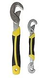 万能 レンチ 大小2本セット ゴムグリップ 23~32mm 9~22mm 蛇口取り付け 配管工事