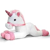 (キール・トイズ) Keel Toys ユニコーン ぬいぐるみ プラッシュトイ 70cm (70cm) (ピンク/ホワイト)