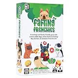 Farting Frenchies カードゲーム – 7歳以上の大人と子供向けの楽しいファミリーカードゲーム、フレンチブルドッグギフト戦略ゲーム | シンプルなセットアップパーティーゲーム、プレイ時間20分、2~4人用 | 最高のクリスマスゲームギフト
