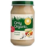 オンリーオーガニック ベビーフード 「フルーツミューズリー」 離乳中期～ 170g×6ビンセット 　通常納品書無し