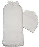 ふわりこ4styleトッポンチーノ本体+カバー2枚セット ふわくまちゃん・レース オフホワイト オーガニックコットン p-049