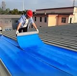 DeeKwee 強力防水シート - 剝がして貼るだけ 断熱防水 自己粘着型 万能止水テープ 屋外・屋上・屋根使用可能 自由にカットできます (ブルー,0.3m*20m)