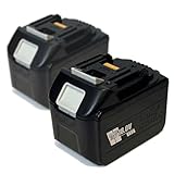 Enelife マキタ 互換 バッテリー 18V シリーズ 長寿命電池搭載 日本メーカー保証 残量表示機能 5億円製造物責任保険付 (1890B/HC・二個セット)