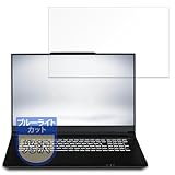 MotoMoto フィルム iiyama SENSE-17WG191-i9-XLFX-D 17.3 インチ用 保護フィルム ブルーライトカット フィルム 超透明